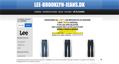 Desktop Screenshot of lee-brooklyn-jeans.dk