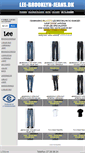 Mobile Screenshot of lee-brooklyn-jeans.dk